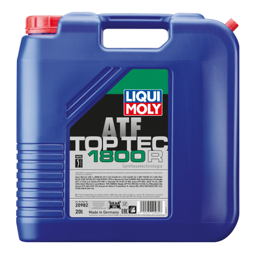 Синтетическое трансмиссионное масло для АКПП Top Tec ATF 1800 R - 20 л