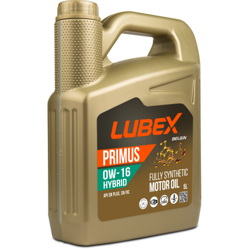 L034-1316-0405 LUBEX Синт-ое мот.масло PRIMUS HYBRID 0W-16 SN+RC/SN Plus (5л) - 5 л