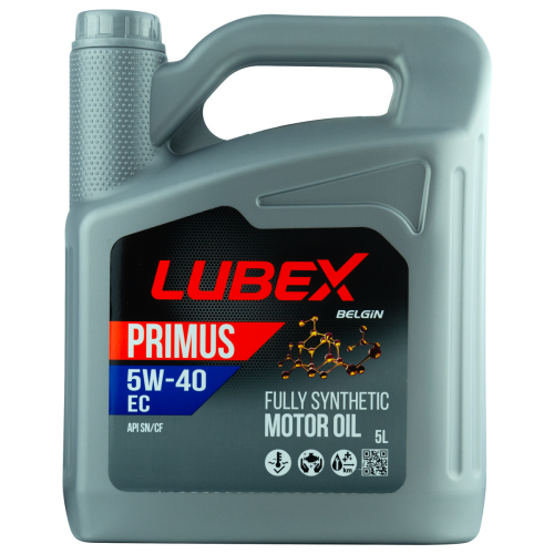L034-1312-0405 LUBEX Синт. мот.масло PRIMUS EC 5W-40 (5л) - 5 л L034-1312-0405 LUBEX Синт. мот.масло PRIMUS EC 5W-40 (5л) - 5 л