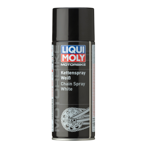 Белая цепная смазка для мотоциклов Motorbike Kettenspray weiss - 0,4 л