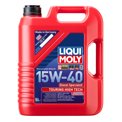 Минеральное моторное масло Touring High Tech SHPD-Motoroil 15W-40 - 5 л Минеральное моторное масло Touring High Tech SHPD-Motoroil 15W-40 - 5 л