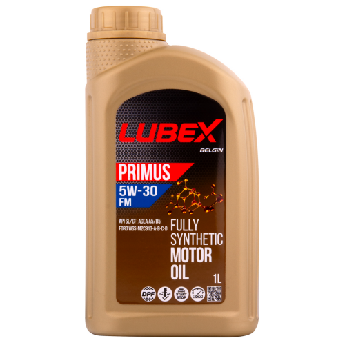 L034-1315-1201 LUBEX Синт-ое мот.масло PRIMUS FM 5W-30 CF/SL A5/B5 (1л) - 1 л