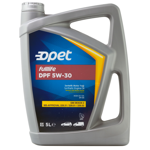 601370977 OPET Синт-ое мот.масло Fulllife DPF 5W-30 SN C2/C3 (5л) - 5 л