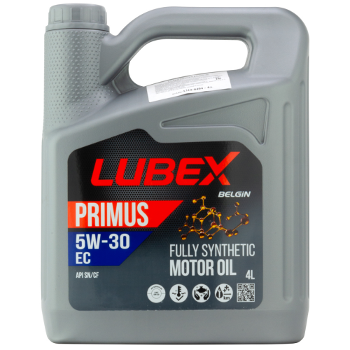 L034-1310-0404 LUBEX Синт-ое мот.масло PRIMUS EC 5W-30 SN (4л) - 4 л