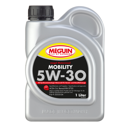 3185 Meguin НС-синт. мот.масло Megol Motorenoel Mobility 5W-30 C4 (1л) - 1 л