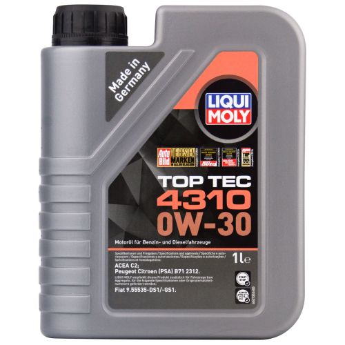 Синтетическое моторное масло Top Tec 4310 0W-30 - 1 л