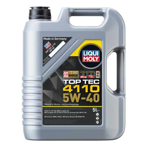 Синтетическое моторное масло Top Tec 4110 5W-40 - 5 л