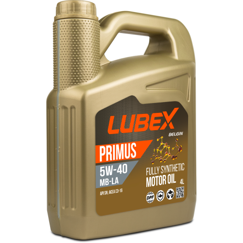 L034-1317-0404 LUBEX Синт-ое мот.масло PRIMUS MB-LA 5W-40 SN C3 (4л) - 4 л